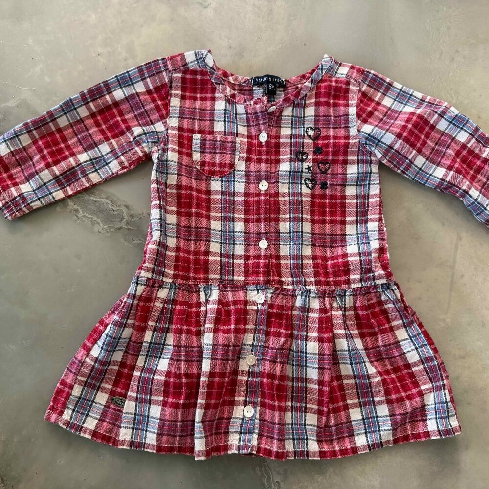 Souris Mini baby girl dress 12months